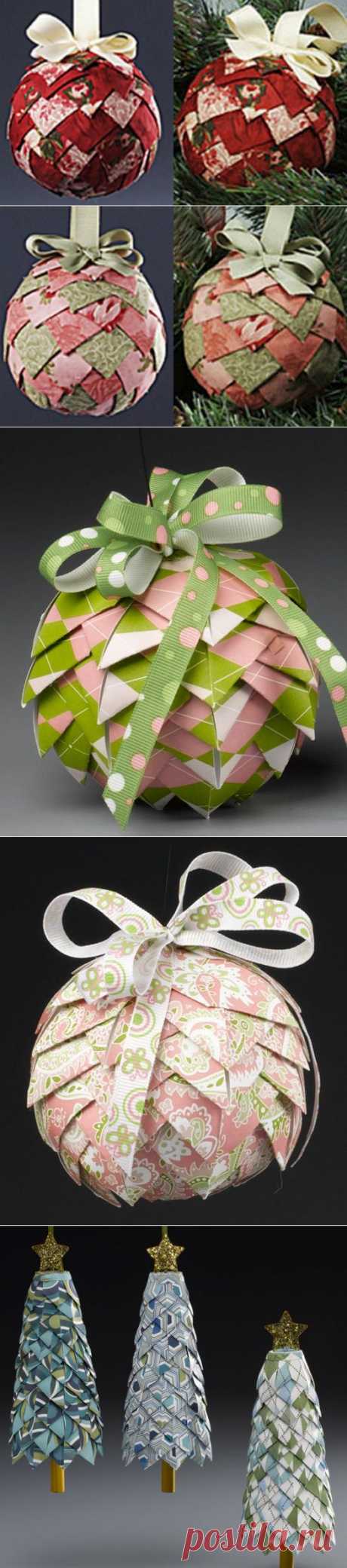 More ornament ideas: How to make Pineapple (or Pinecone) Ornaments | Crafts 'n Coffee