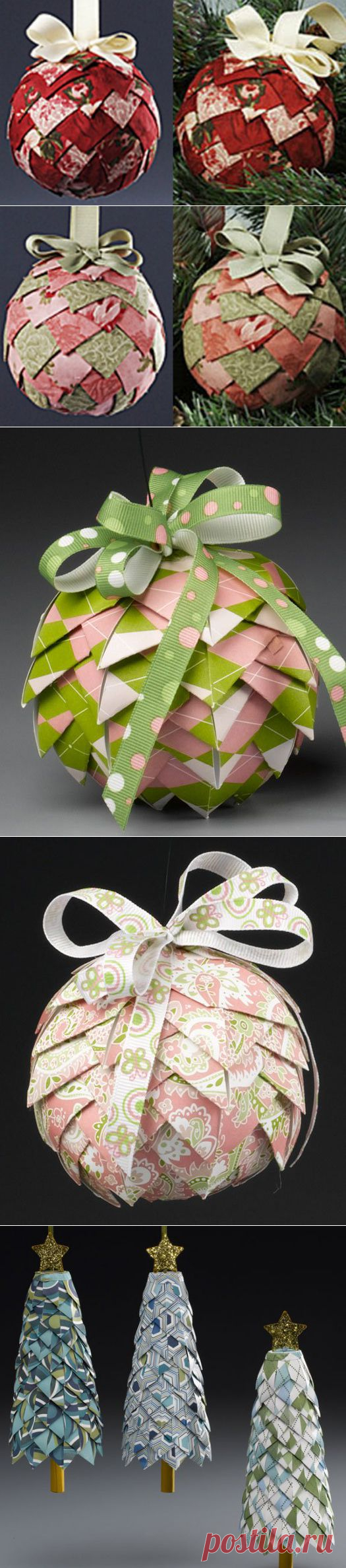 More ornament ideas: How to make Pineapple (or Pinecone) Ornaments | Crafts 'n Coffee