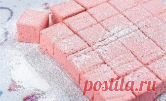 Клубничный рахат-лукум