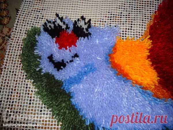 ЧИТАТЬ КОМЕНТАРИИ ............Вот первая моя работа в ковровой технике...... не судите строго