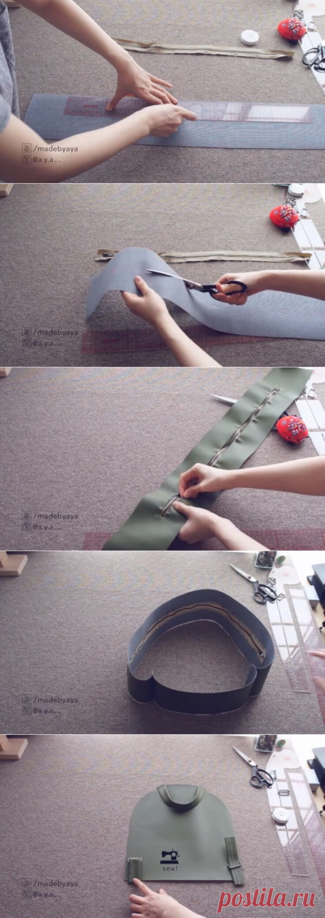 Как сшить рюкзак из старых джинсов своими руками (выкройки) | Тысяча и одна идея