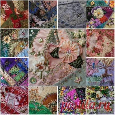 Крейзи-квилт или безумные лоскутки