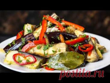 Таких вкусных баклажанов я еще не ел! Рецепт на миллион! Баклажаны с перцем и чесноком