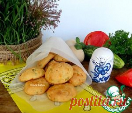 &quot;Ленивые&quot; булочки с яйцом и зеленью - кулинарный рецепт