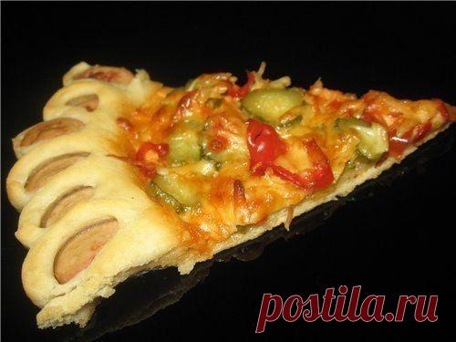 Как приготовить пицца с вкусным краешком - рецепт, ингридиенты и фотографии