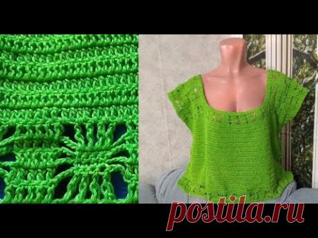 Кофточка с эффектным рисунком Просто и красиво