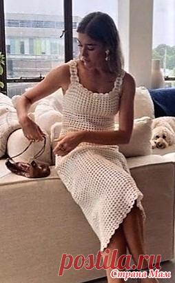 Платье или блузка. Решение за вами! Платье или блузка-вам решать! На основе этой простой выкройке и схемы красивого узора можно связать платье или остановиться на короткой блузке. Схема узоров. P.S.