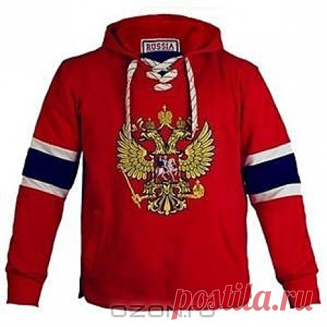 Толстовка. 140320 Россия красный - купить модную одежду известных брендов толстовка. 140320 Россия по лучшей цене в интернет магазине OZON.ru