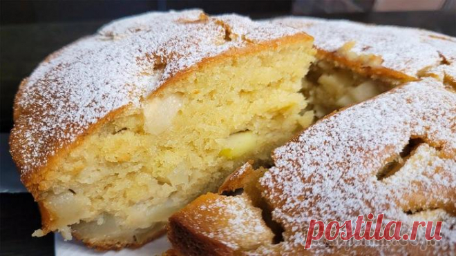 Вкусная шарлотка