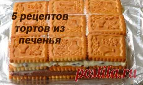 5 лучших рецептов тортов из печенья - можно готовить хоть каждый день!