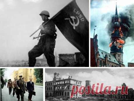 Редкие архивные фото: бои за Ригу и жизнь в столице Латвии с 1941 по 1945 годы - Tchk.lv