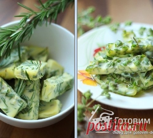 Рецепт Заморозка розмарина/орегано на зиму в масле
