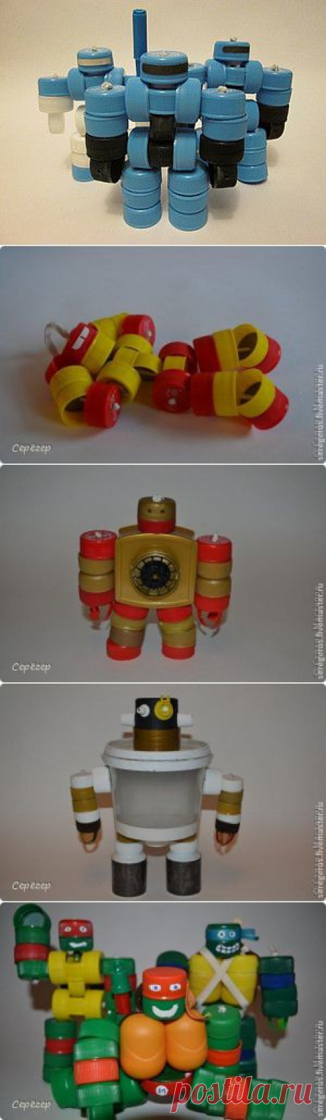 Ёлочные игрушки из крышек