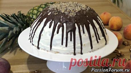 Торт "Панчо" с Ананасами - запись пользователя MaryanaTastyFood (Марьяна) в сообществе Болталка в категории Кулинария Сегодня готовлю Торт "Панчо" с ананасами - известный всем торт в виде горки. У этого торта, существует много названий - "Кучерявый пинчер", "Кучерявый хлопчик", "Санчо Панчо".