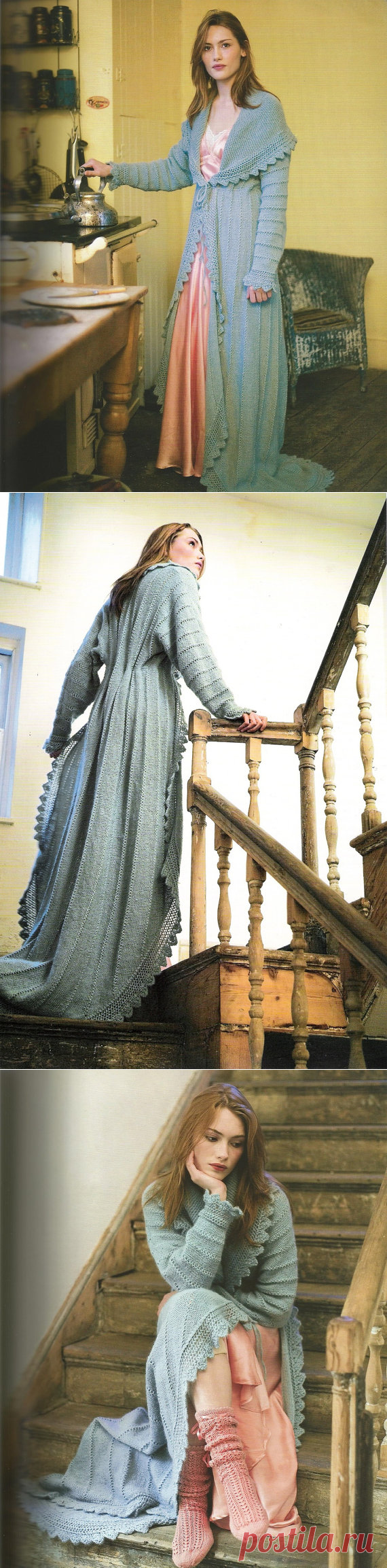 Knitting Pattern for Dressing Gown a от JennieAtkinsonKnits