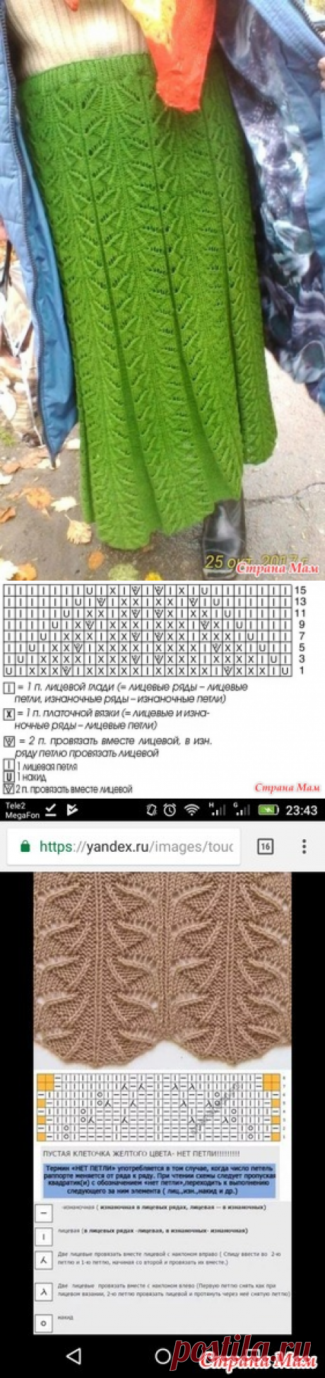 . Очень красивая юбка, прошу помощи в поиске схемы - Вязание - Страна Мам