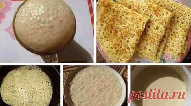Ажурные блинчики на молоке рецепт с дырочками | Готовим рецепты