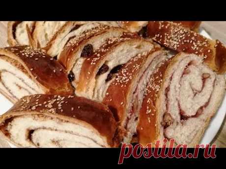 🥰Выпечка как пух! Рулеты из дрожжевого теста! 3 разных рулета из одного теста 👍