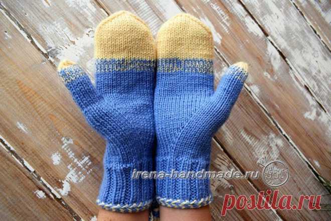 Как связать варежки с индийским клином (вязание, схемы и фото) - Irena Handmade