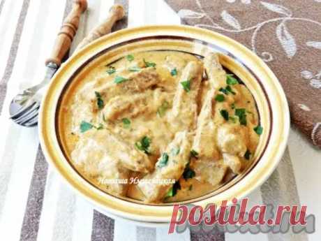 Мясо, тушеное со сметаной - Наш уютный дом - 18 августа - 43691361736 - Медиаплатформа МирТесен