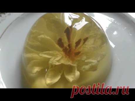 Делаем цветы в желе - это вкусно и красиво | 3D