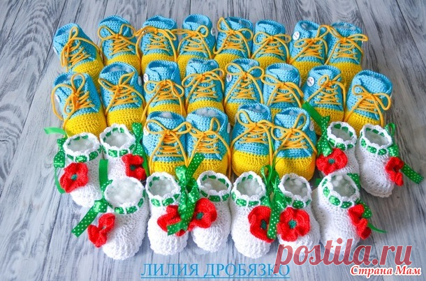 15 пар пинеток за неделю! - Вязание - Страна Мам