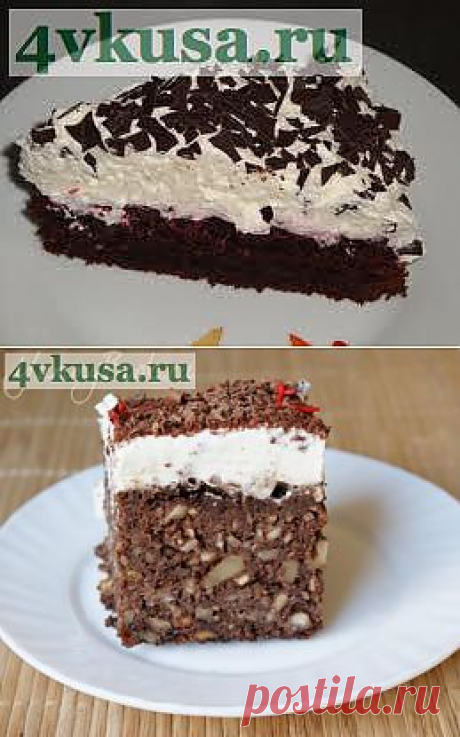 Праздничный торт с орехами без муки | 4vkusa.ru