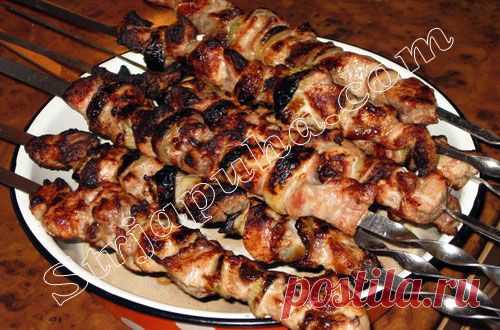 Шашлык из свинины в майонезе