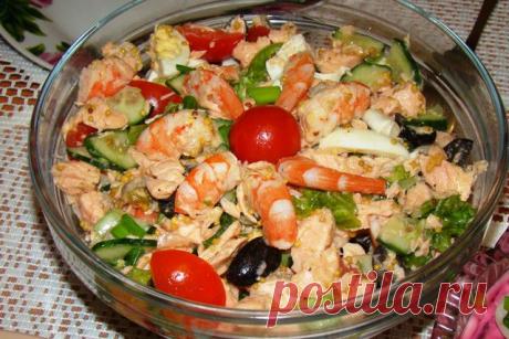 Салат&quot;Морские мотивы&quot;.