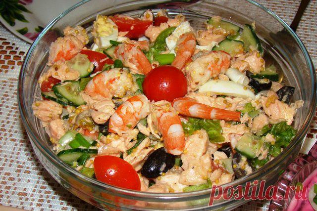 Салат"Морские мотивы".