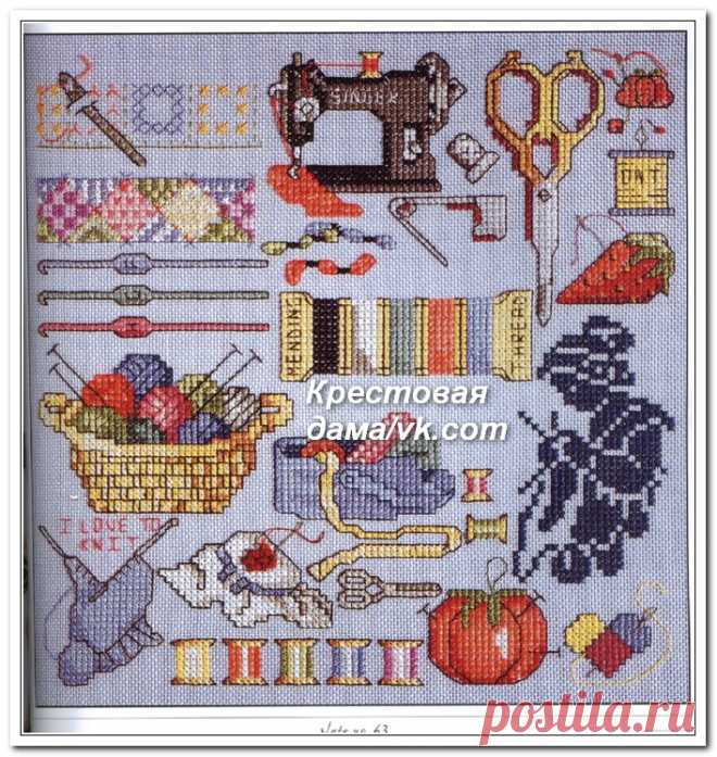 ✘✘✘ Крестовая дама /вышивка, схемы, рукоделие/