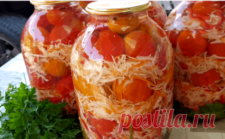 Помидоры в капусте на зиму: необычно, доступно и безумно вкусно