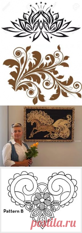 джутовая филигрань схемы узоров: 17 тыс изображений найдено в Яндекс.Картинках
