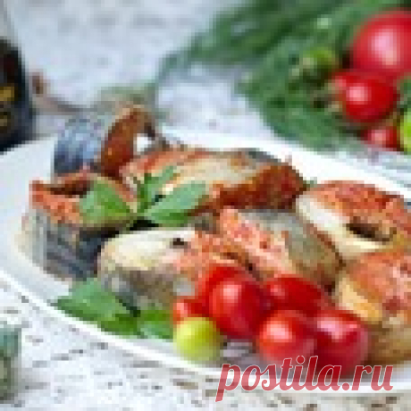Скумбрия с томатами Кулинарный рецепт