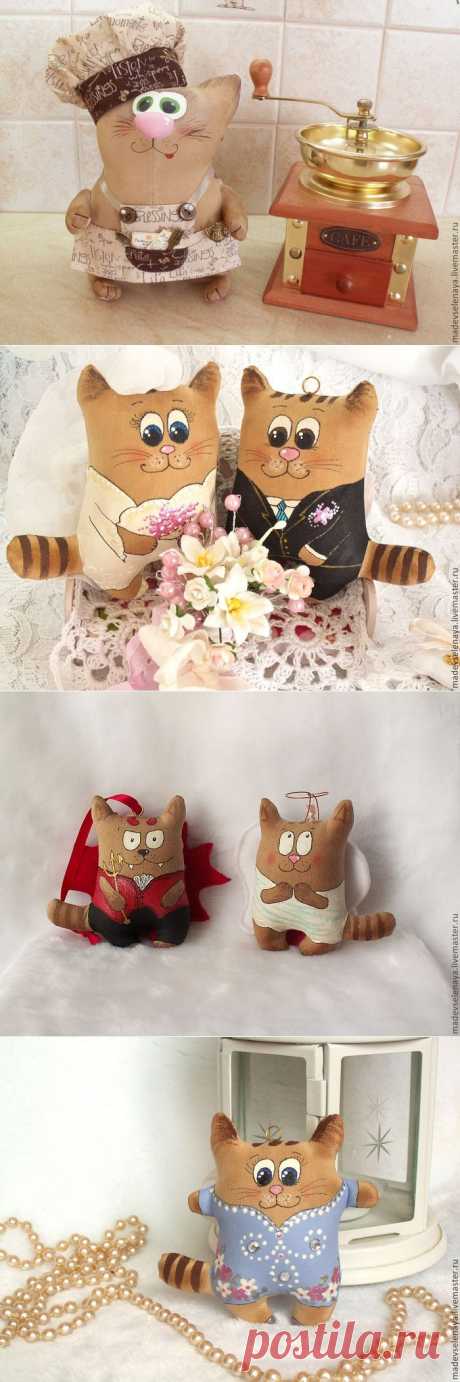 КОФЕЙНЫЕ КОТИКИ ЕЛЕНЫ МАРТЫНОВОЙ. МАСТЕР-КЛАСС.