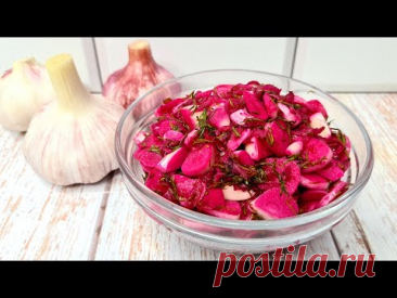 Маринованный ЧЕСНОК за 7 дней. Быстрый и простой рецепт пикантной закуски