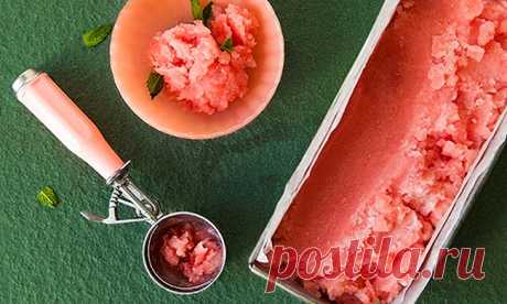 Арбузный сорбет — мороженое из одного ингредиента