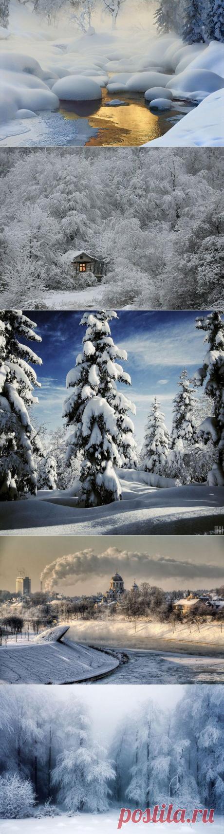 Самые красивые зимние пейзажи