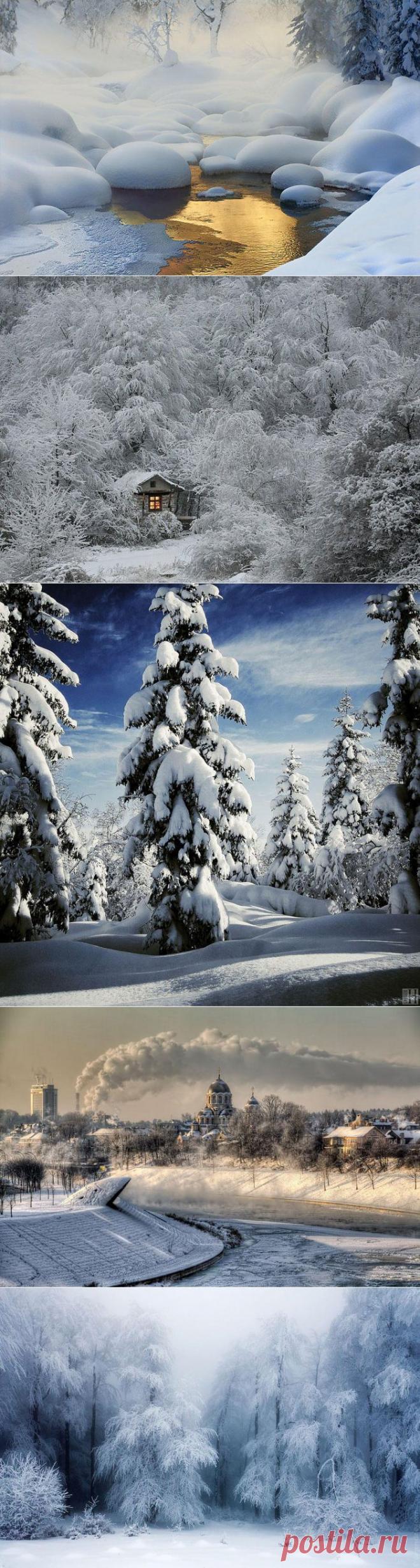 Самые красивые зимние пейзажи