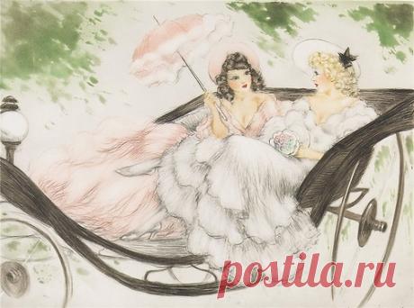 ПРЕЛЕСТНИЦЫ. ХУДОЖНИК LOUIS ICART.