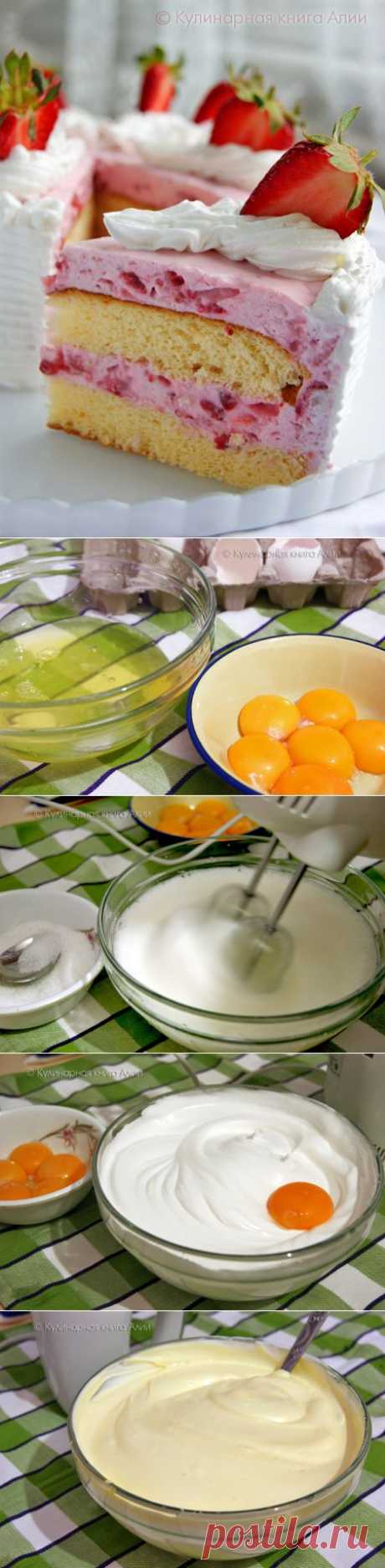 552. Клубничный торт со сливочным сыром