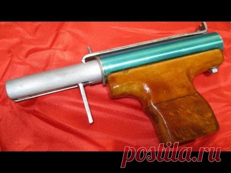 КАК СДЕЛАТЬ ПНЕВМАТИЧЕСКИЙ ПИСТОЛЕТ / HOW TO MAKE AIR GUN