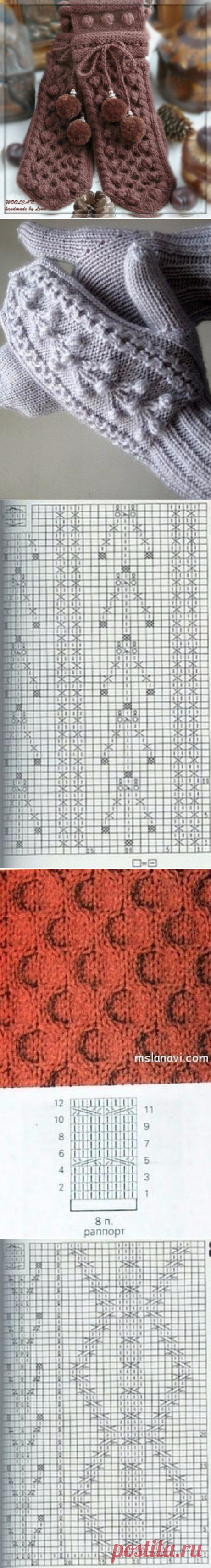 Варежки, схемы