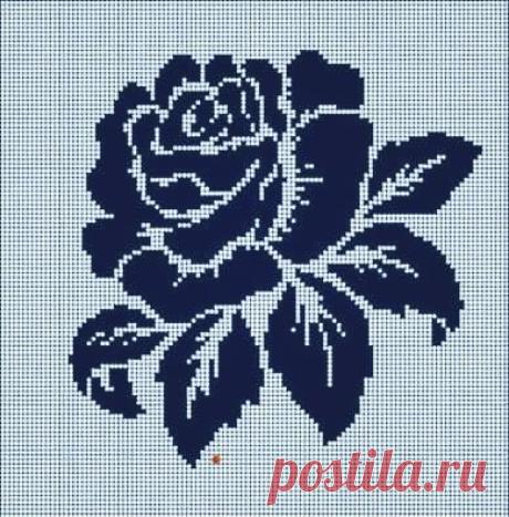 Идеи для вязаных салфеток в виде роз