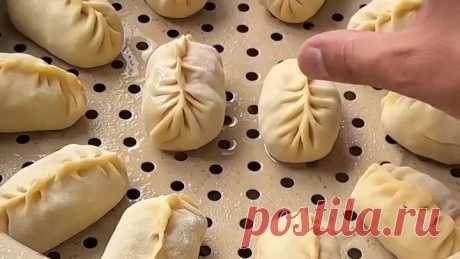 Манты с тыквoй