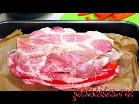 Быстро собираю слоями и в духовку! Слоеное мясо к любому гарниру!