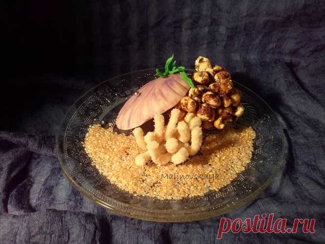 Десерт из шоколада и попкорна!