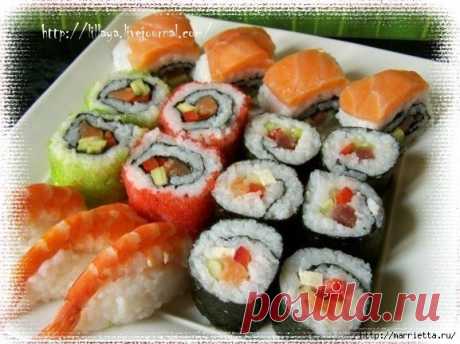Как приготовить СУШИ и РОЛЛЫ ассорти. Пошаговый рецепт