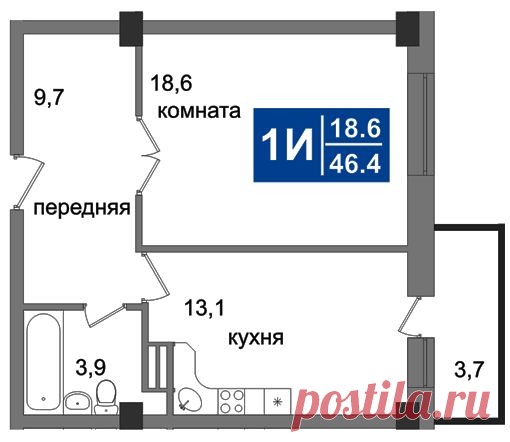 Ремонт 1-к квартиры на продажу | Твой Ремонт!!!