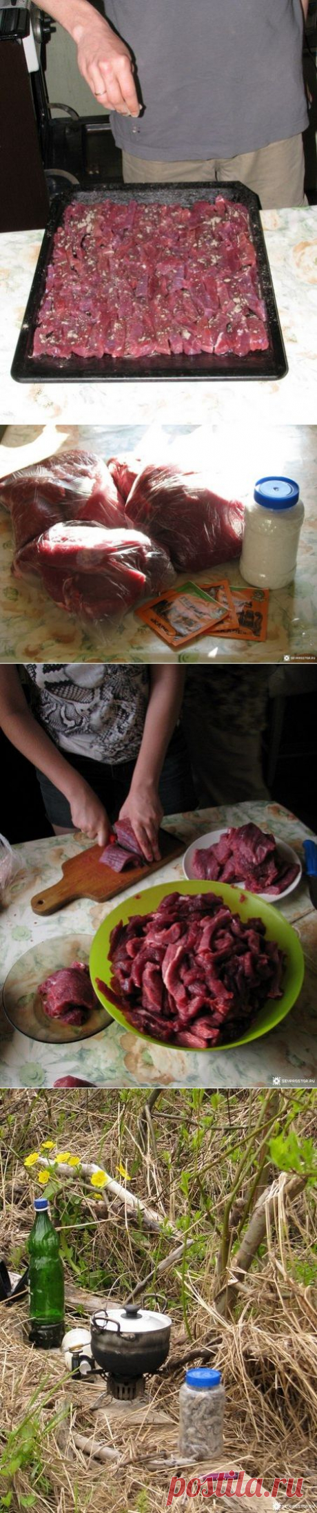 Как приготовить сушеное мясо - замену сублиматов